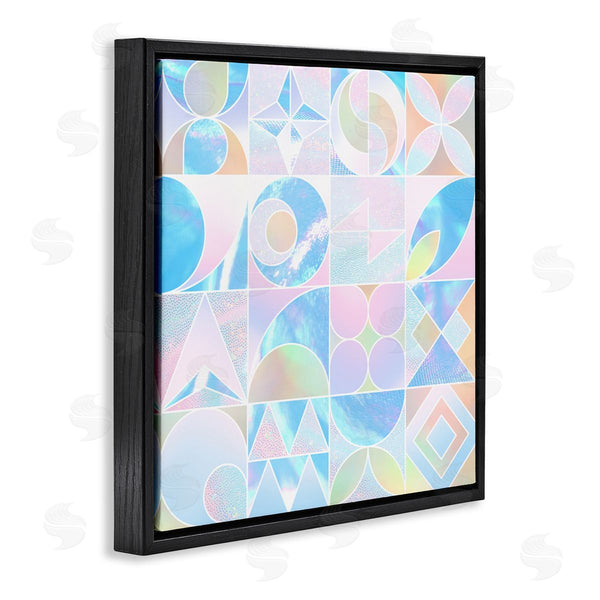 Stupell Industries Ziwei Li | Geometric Pastels Varied Shapes Wall Art