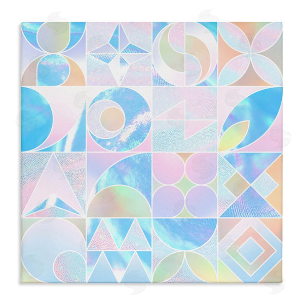 stupell industries Ziwei Li | Geometric Pastels Varied Shapes Wall Art
