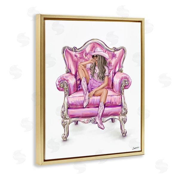 Stupell Industries Ziwei Li | Glam And Comfortable Chair