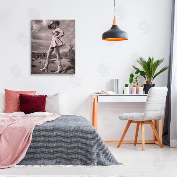 Stupell Industries Ziwei Li | Glam Cowgirl In Dress Wall Art