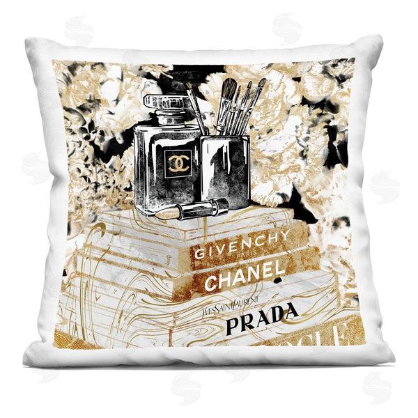 stupell industries Ziwei Li | Glam Designer Accessories Women's Fashion Books Printed Throw Pillow