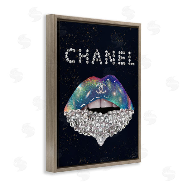 Stupell Industries Ziwei Li | Glam Diamond Lipstick Wall Art