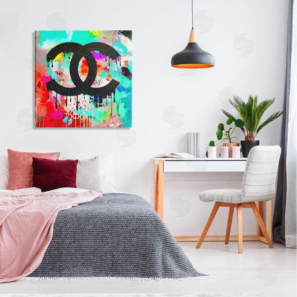 Stupell Industries Ziwei Li | Glam Drip On Graffiti Wall Art