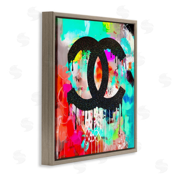Stupell Industries Ziwei Li | Glam Drip On Graffiti Wall Art