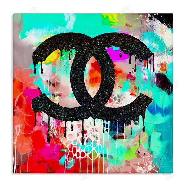 stupell industries Ziwei Li | Glam Drip on Graffiti Wall Art