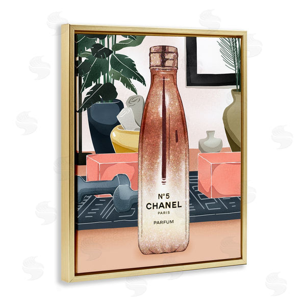 Stupell Industries Ziwei Li | Glam Fashion Designer Bottle Modern Home Interior