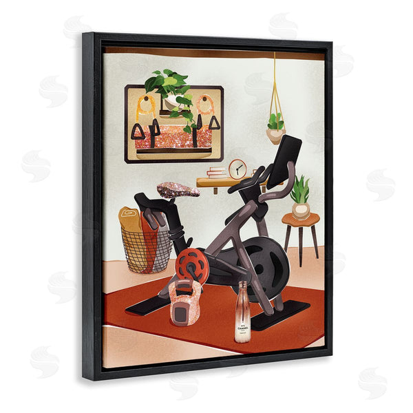 Stupell Industries Ziwei Li | Glam Fashion Home Exercise Equipment Modern Interior