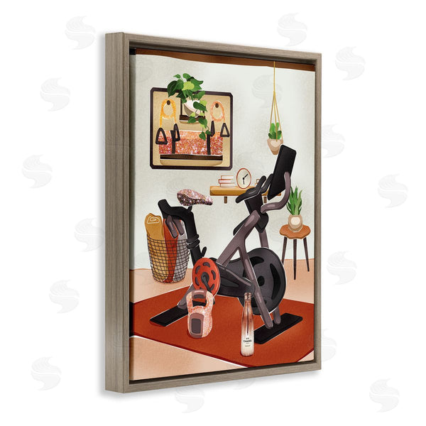 Stupell Industries Ziwei Li | Glam Fashion Home Exercise Equipment Modern Interior