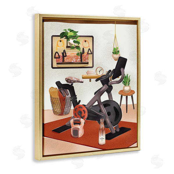 Stupell Industries Ziwei Li | Glam Fashion Home Exercise Equipment Modern Interior
