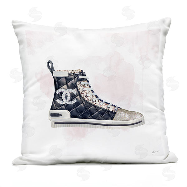 Stupell Industries Ziwei Li | Glam Fashion Quilted Sneaker Designer Style Printed Throw Pillow