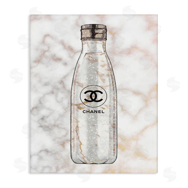 stupell industries Ziwei Li | Glam Fashion Water Bottle over Marble