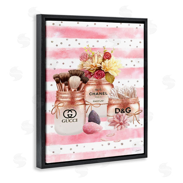 Stupell Industries Ziwei Li | Glam Floral And Fashion Jars