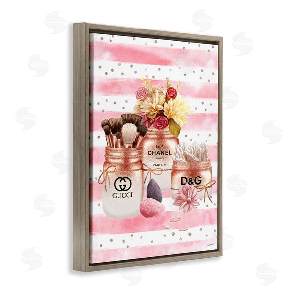 Stupell Industries Ziwei Li | Glam Floral And Fashion Jars