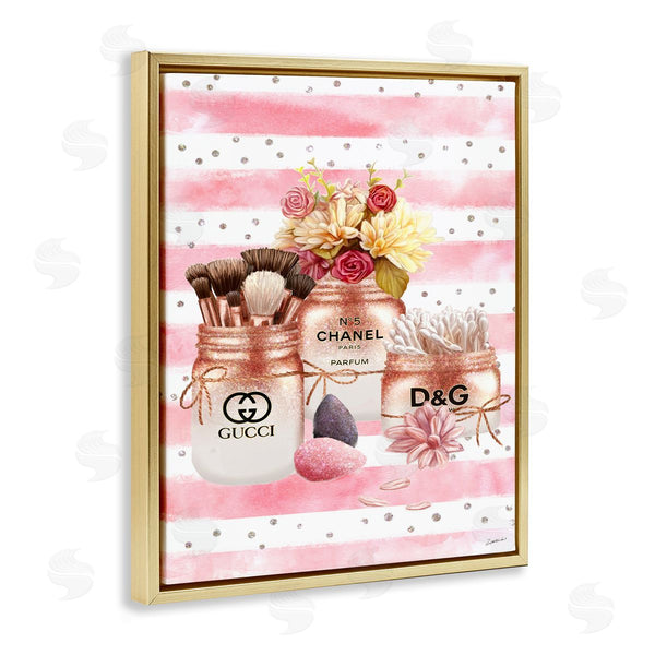 Stupell Industries Ziwei Li | Glam Floral And Fashion Jars