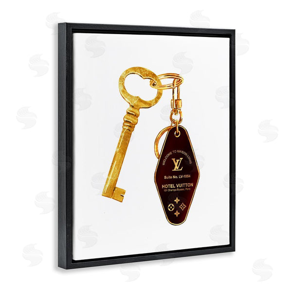 Stupell Industries Ziwei Li | Glam Gold Key Fashion Wall Art