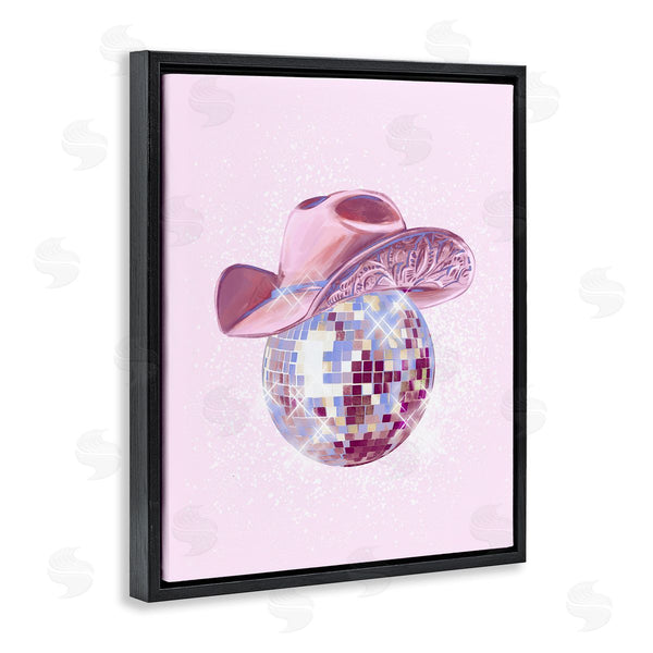 Stupell Industries Ziwei Li | Glam Pink Disco Cowgirl