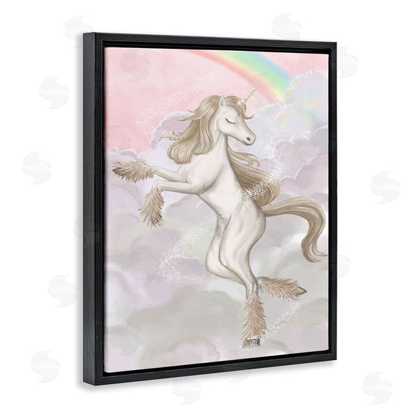 Stupell Industries Ziwei Li | Glam Unicorn Sparkle Rainbow