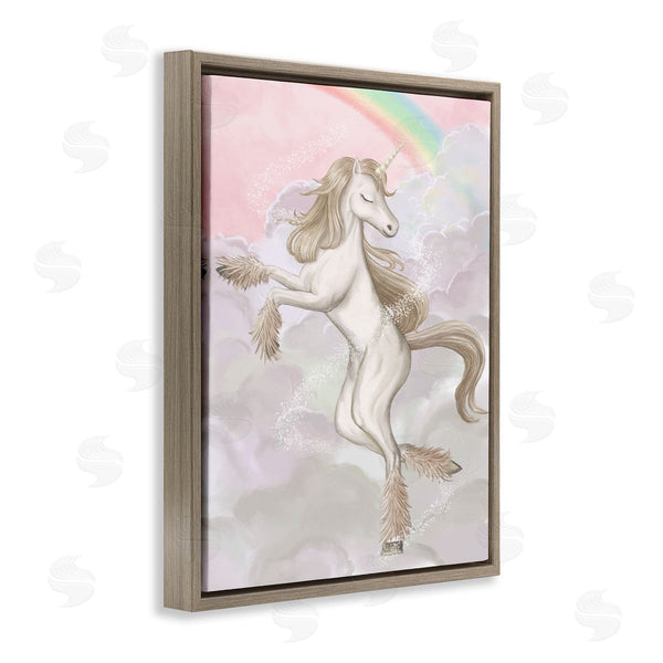 Stupell Industries Ziwei Li | Glam Unicorn Sparkle Rainbow
