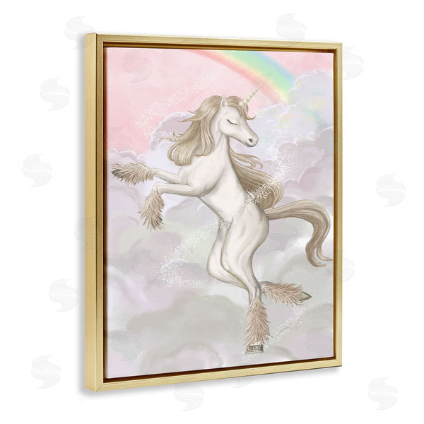 Stupell Industries Ziwei Li | Glam Unicorn Sparkle Rainbow