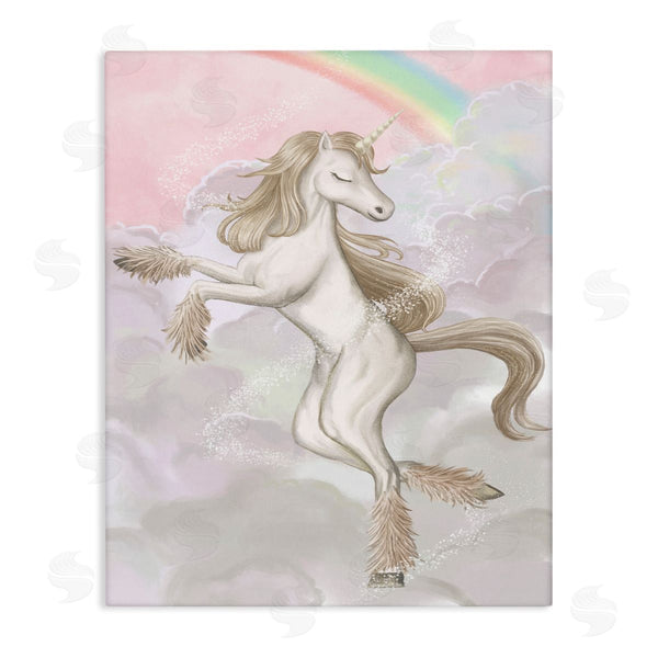 stupell industries Ziwei Li | Glam Unicorn Sparkle Rainbow
