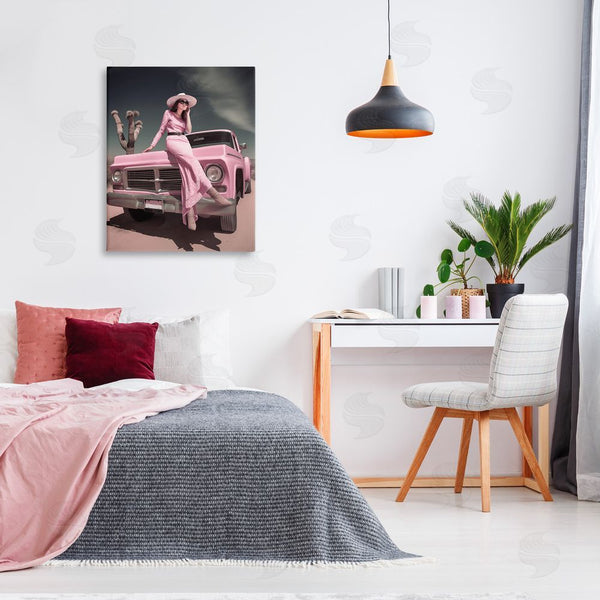 Stupell Industries Ziwei Li | Glam Woman In Desert Wall Art