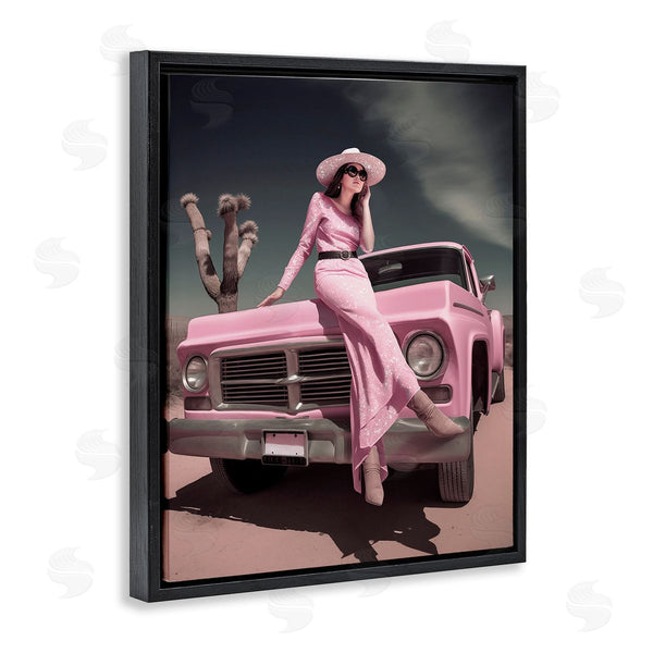 Stupell Industries Ziwei Li | Glam Woman In Desert Wall Art