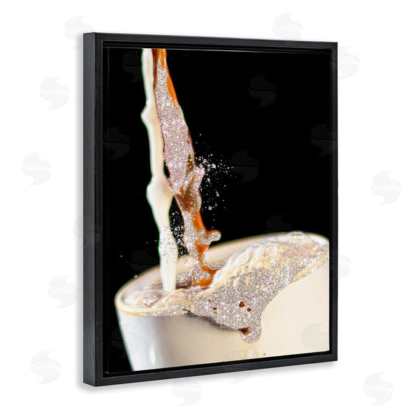 Stupell Industries Ziwei Li | Glitter Pour Coffee Beverage