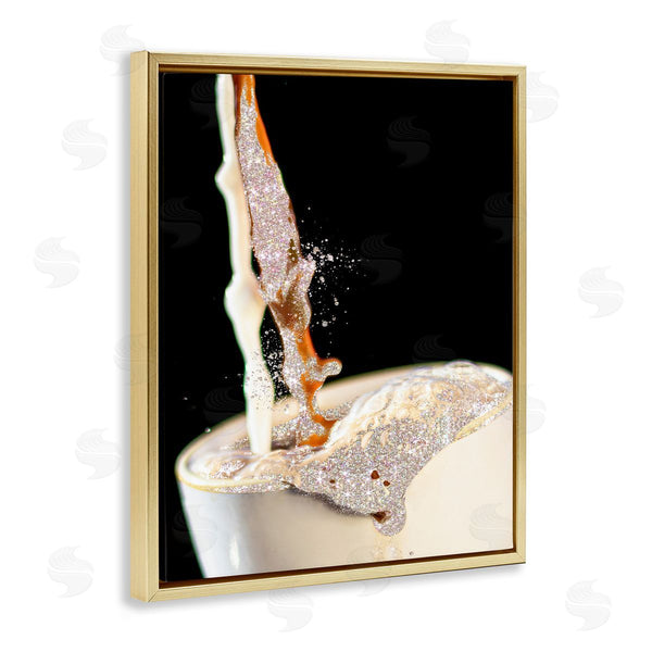Stupell Industries Ziwei Li | Glitter Pour Coffee Beverage