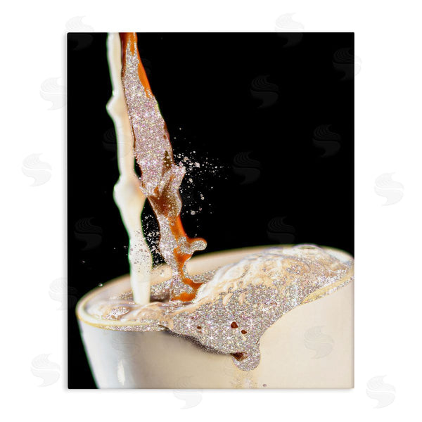 stupell industries Ziwei Li | Glitter Pour Coffee Beverage