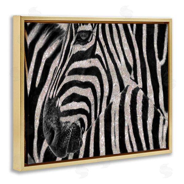 Stupell Industries Ziwei Li | Glitter Zebra Glam Fashion