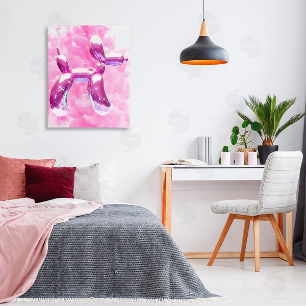 Stupell Industries Ziwei Li | Glitzy Balloon Dog Wall Art