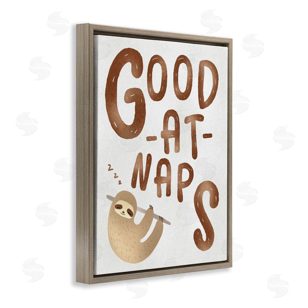 Stupell Industries Ziwei Li | Good At Naps Sloth Sleeping