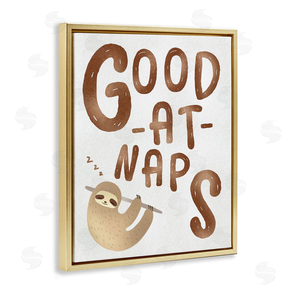 Stupell Industries Ziwei Li | Good At Naps Sloth Sleeping