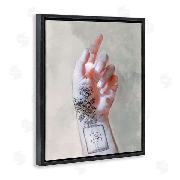 Stupell Industries Ziwei Li | Hand Pose With Fashion Florals