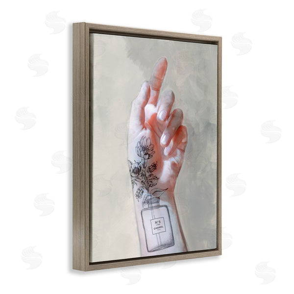 Stupell Industries Ziwei Li | Hand Pose With Fashion Florals