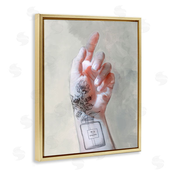 Stupell Industries Ziwei Li | Hand Pose With Fashion Florals