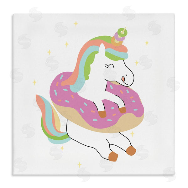 stupell industries Ziwei Li | Happy Unicorn Sprinkled Donut Wall Art