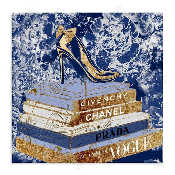 stupell industries Ziwei Li | Heels on Fashion Books Blue