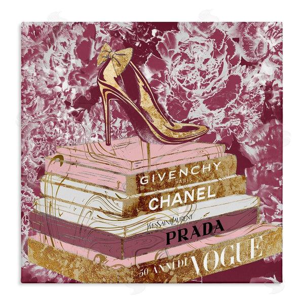 stupell industries Ziwei Li | Heels on Fashion Books Pink