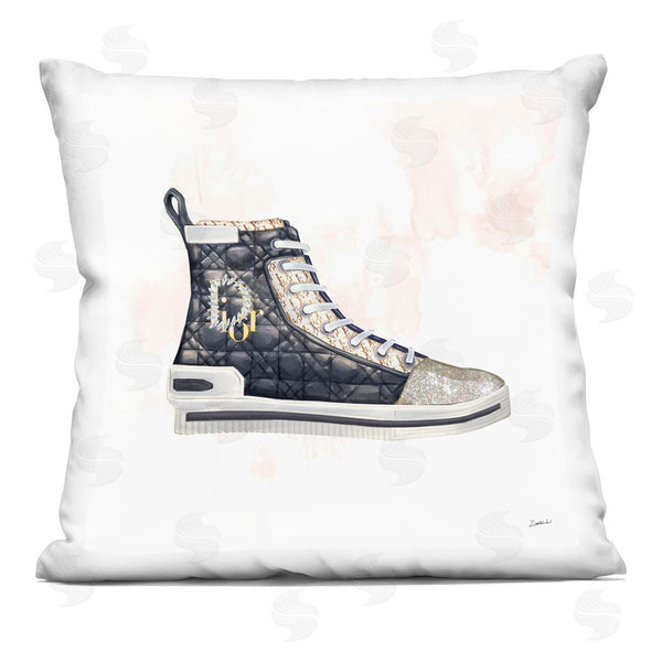 stupell industries Ziwei Li | High Top Quilted Sneakers Printed Throw Pillow
