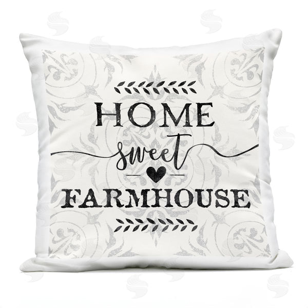 Stupell Industries Ziwei Li | Home Sweet Farmhouse Printed Throw Pillow