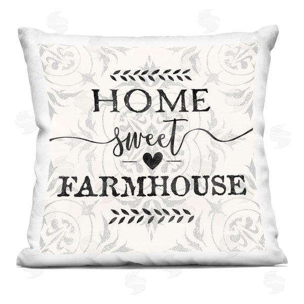 stupell industries Ziwei Li | Home Sweet Farmhouse Printed Throw Pillow