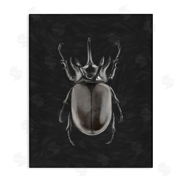 stupell industries Ziwei Li | Horned Beetle Minimal Black