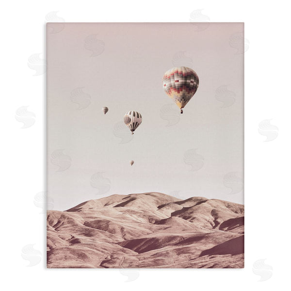 stupell industries Ziwei Li | Hot Air Balloons Southwestern Mountain Muted Landscape Wall Art