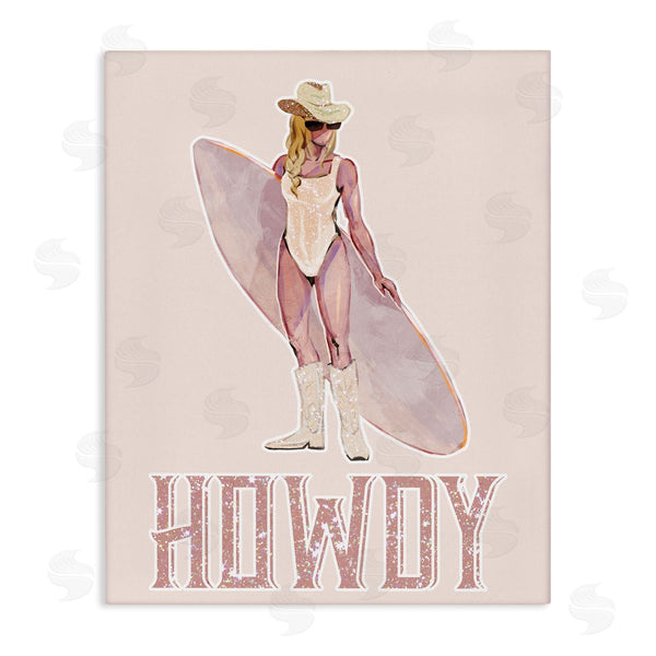 stupell industries Ziwei Li | Howdy Coastal Cowgirl Wall Art