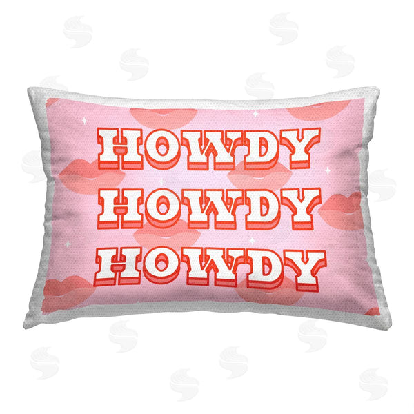Stupell Industries Ziwei Li | Howdy Glam Cowgirl Printed Throw Pillow