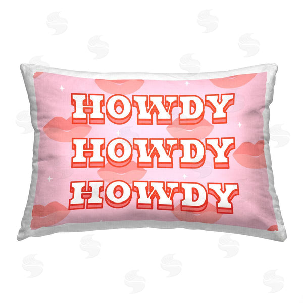stupell industries Ziwei Li | Howdy Glam Cowgirl Printed Throw Pillow