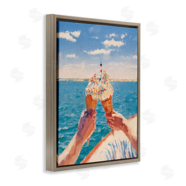 Stupell Industries Ziwei Li | Ice Cream Cheers On Boat Wall Art