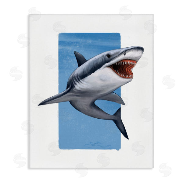 stupell industries Ziwei Li | Jaws Great White Shark Marine Life