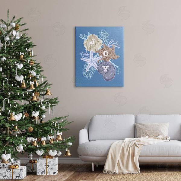 Stupell Industries Ziwei Li | Joy Nautical Holiday Seashells Wall Art